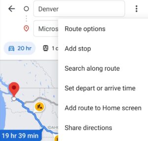 Google Maps : comment enregistrer un itinéraire