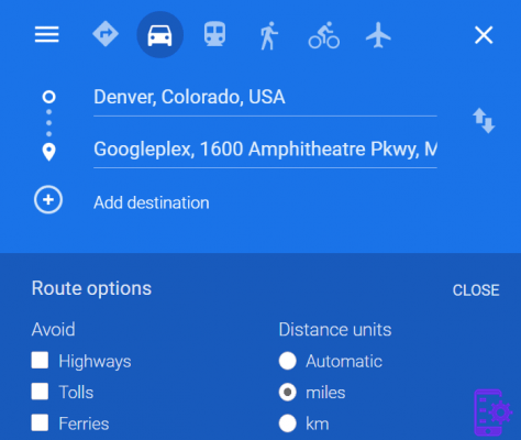 Google Maps: como salvar uma rota