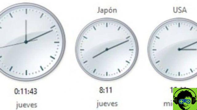Cómo descargar y agregar reloj mundial con zonas horarias en Windows 10