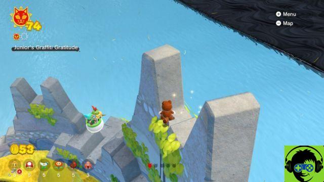 Mario 3D World: Bowser Fury - Como fazer todos os gatos brilharem | Guia 100% Fur Step Island
