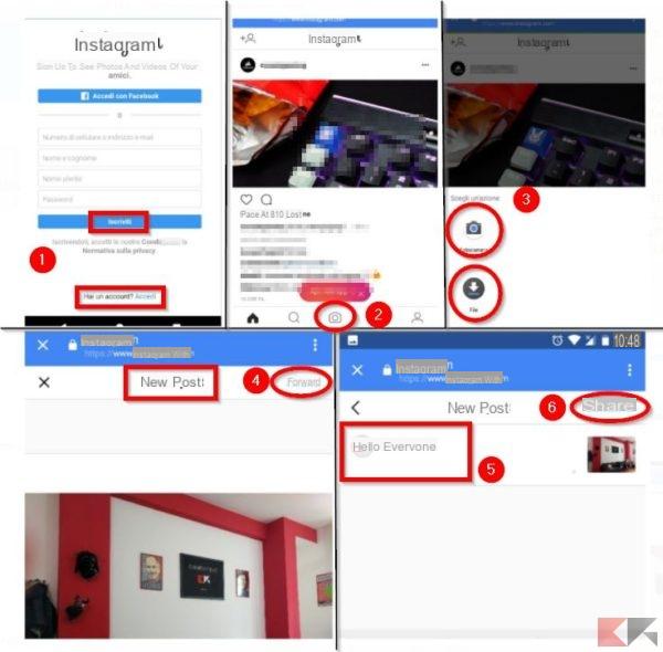 Télécharger des photos sur Instagram sans utiliser l'application