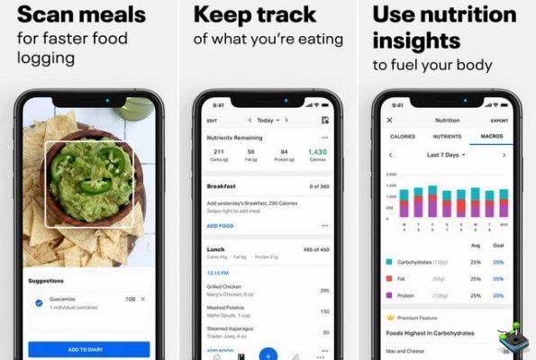 Os melhores aplicativos de dieta e nutrição para iPhone