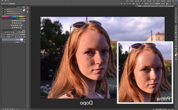 How to opacify a photo with Photoshop