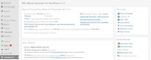 How to index a WordPress site
