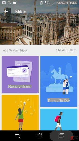 Google Trips Guide: organizing trips is very easy!