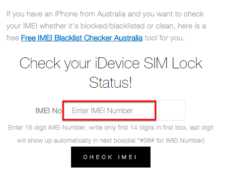 Como verificar o iPhone via IMEI