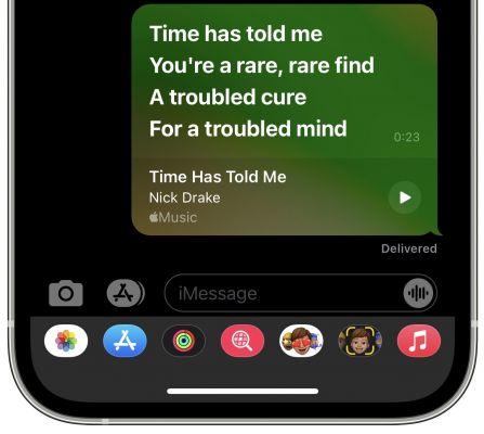 iOS 14.5 : Comment partager des paroles de chansons et des clips sur Apple Music