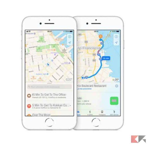 Google Maps vs Apple Maps: las diferencias