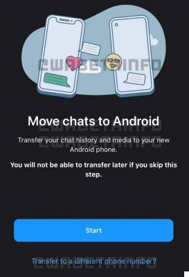 WhatsApp está a punto de introducir la transferencia de chats a otro número