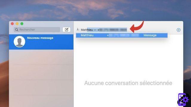 Como enviar SMS com seu Mac?