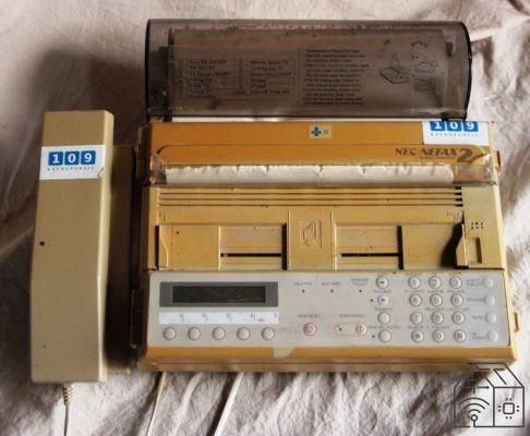 Como mudou: o fax