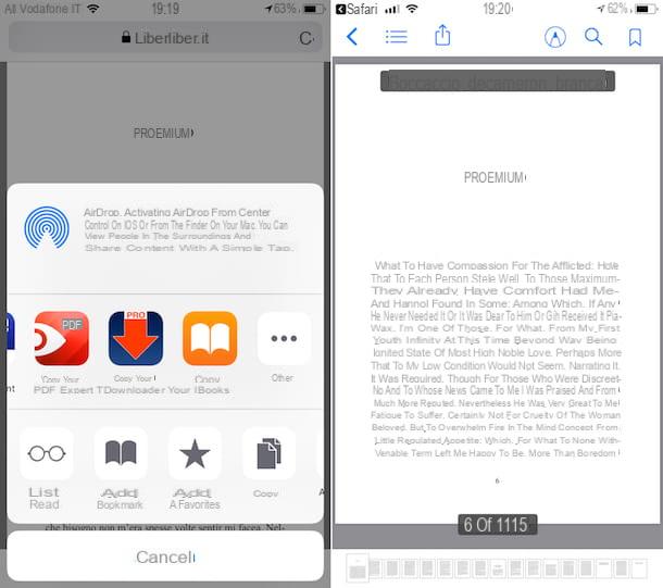 How to save PDF on iPhone