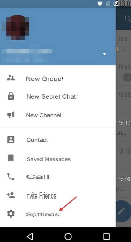 Ocultar status online e último acesso no Telegram