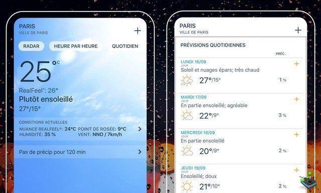 10 melhores aplicativos de clima para iPhone