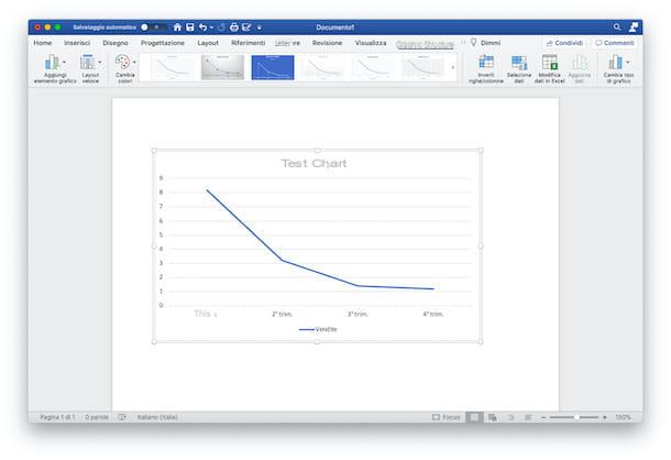 How to make a chart in Word