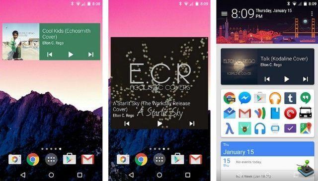 I migliori widget musicali per Android nel 2021