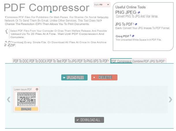 How to compress PDF files