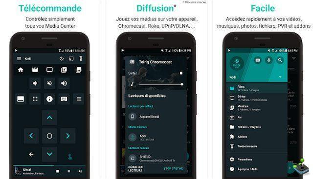 Melhores aplicativos Android para Kodi