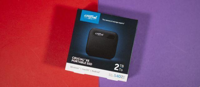 Crucial X6 2 To USB C • SSD externe portable USB3.2