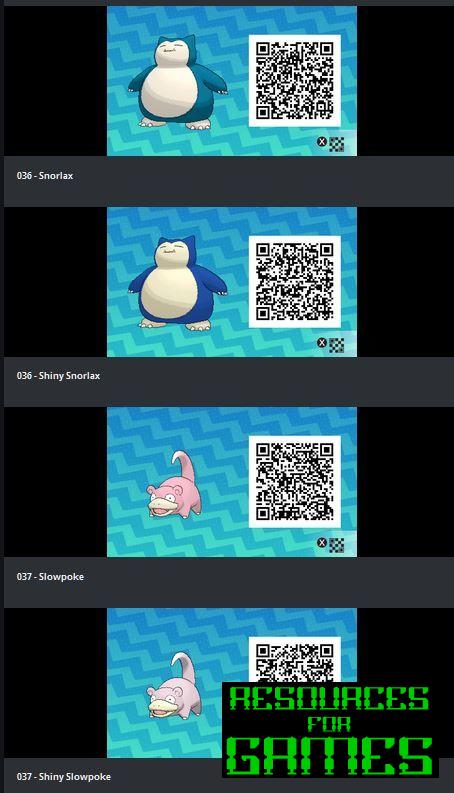 Pokemon Sun and Moon - All QR Codes to Scan