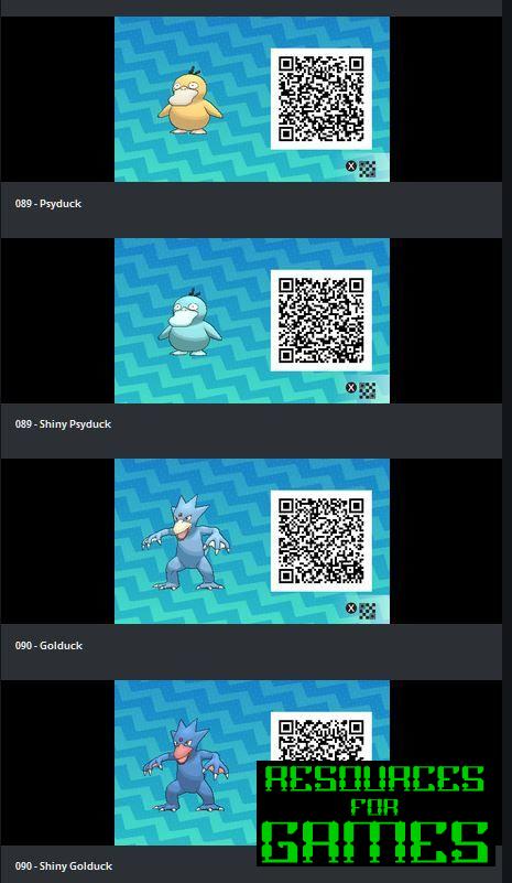 Pokemon Sol y Luna - Todos los Códigos QR para Escanear