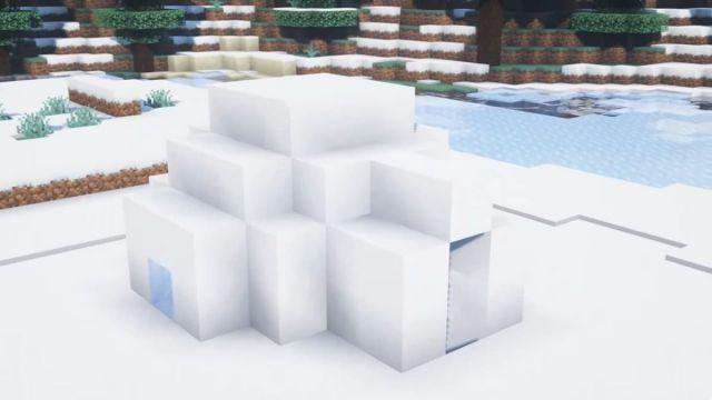 10+ builds / decoration tips for winter and Christmas in Minecraft