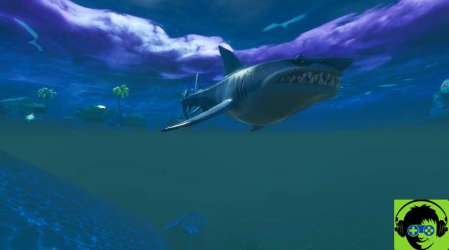 Como encontrar e danificar tubarões de saque em Sweaty Sands em Fortnite Capítulo 2 Temporada 3