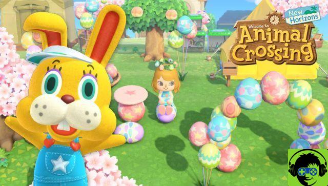 Animal Crossing: New Horizons - How To Get All Eggs | Guia do Dia do Coelhinho