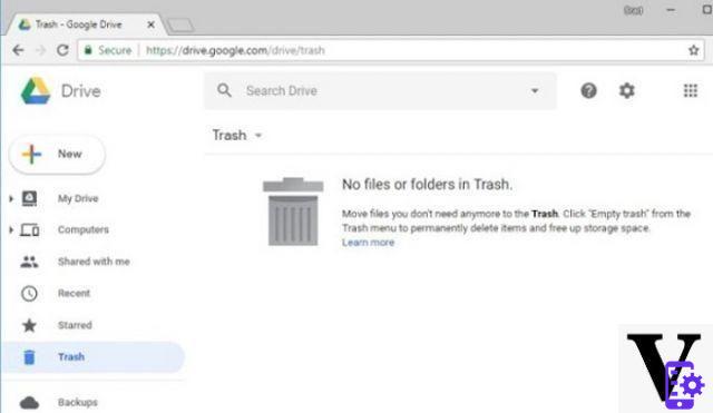 Google Drive, voici la fonction qui supprime les fichiers de la corbeille au bout de 30 jours