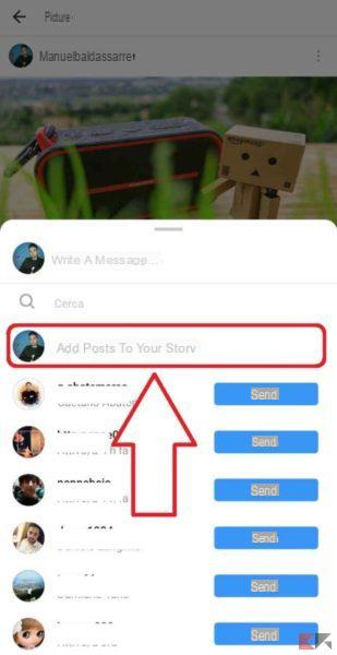 How to share Instagram posts in stories