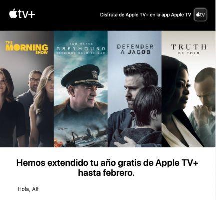 A extensão gratuita do Apple TV + mesmo fora dos Estados Unidos