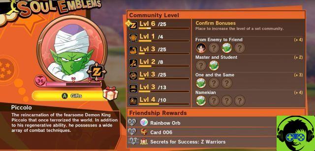 How to get Soul Emblems and how they work with Community Boards in Dragon Ball Z: Kakarot