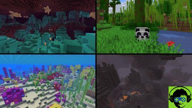 10 biomas no mundo superior e no Nether que você vai querer pesquisar no modo de sobrevivência do Minecraft