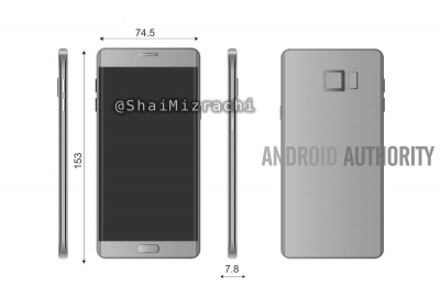 Samsung Galaxy Note 7 : Voici un tout premier cliché de la face avant