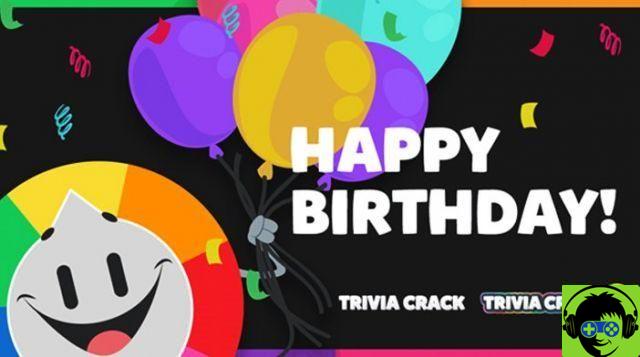 Juegos de aniversario Trivia Crack