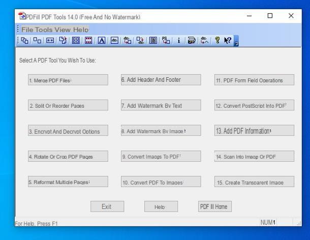 Programs for PDF