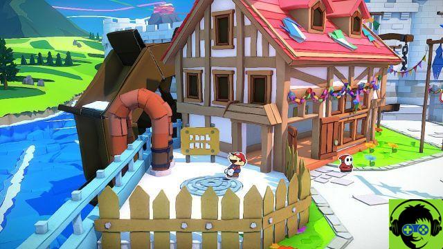 Paper Mario: The Origami King - Come aprire il tombino per entrare nelle fogne di Toad Town