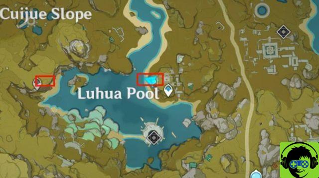 Guía de búsqueda de paisajes de Luhua - Impacto de Genshin
