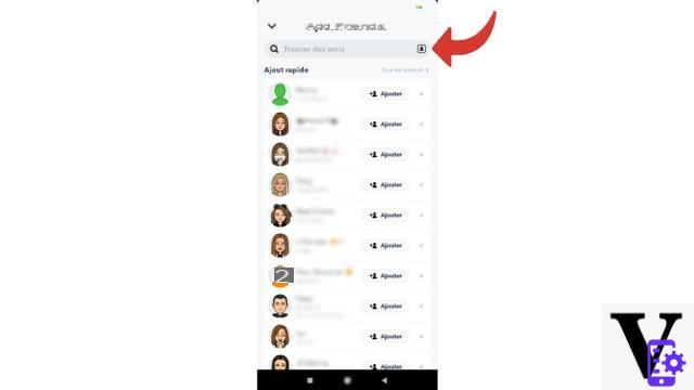 Como adicionar um contato no Snapchat?