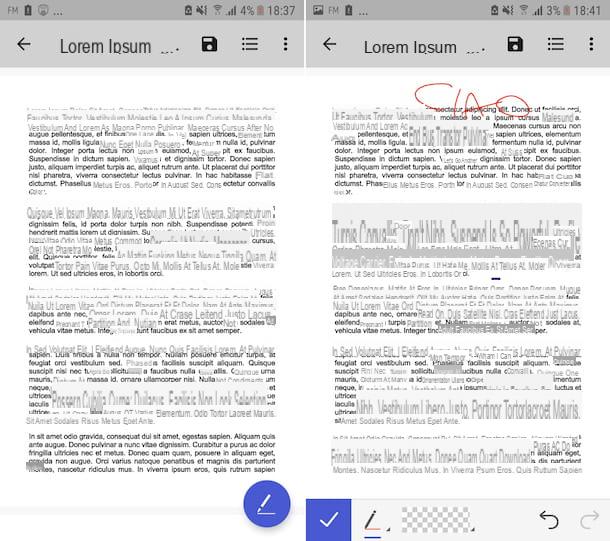 How to write on a PDF from a mobile phone