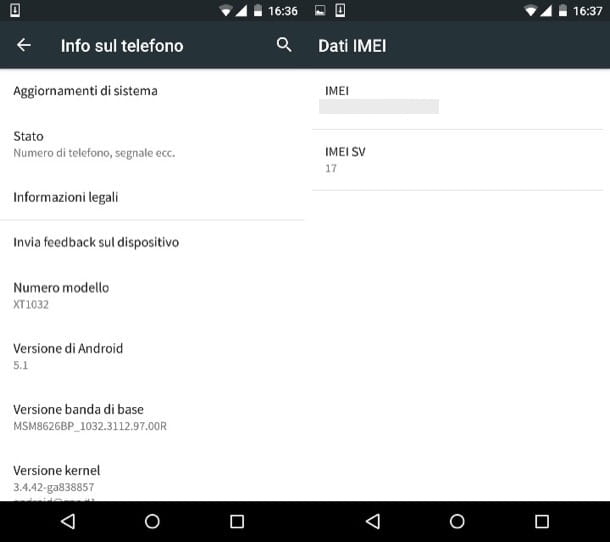 How to find the IMEI code
