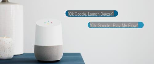 Adicionar uma conta Deezer em um alto-falante do Google Home