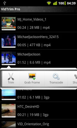 Editor de vídeo para dispositivos Android