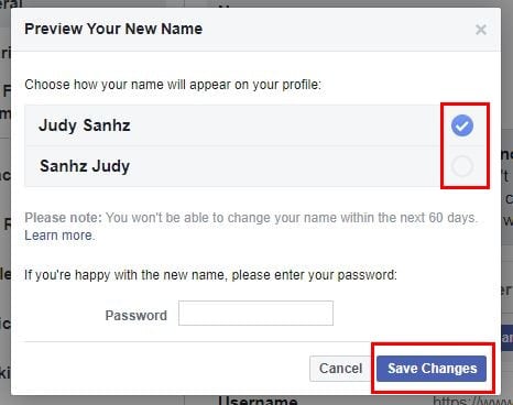 Facebook: cómo cambiar tu nombre