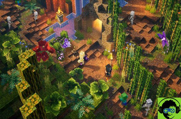 Tutto ciò che sappiamo sul contenuto scaricabile di Minecraft Dungeon's Jungle Awakens