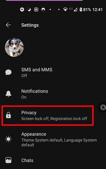Quais são as opções de segurança e privacidade no Telegram e Signal