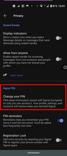 Quais são as opções de segurança e privacidade no Telegram e Signal