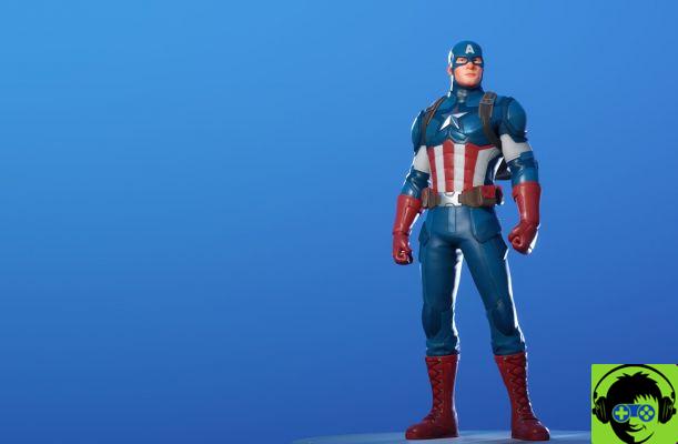 ¿Dónde aterrizó el Capitán América en Fortnite?