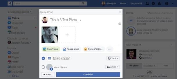 How to post photos on Facebook