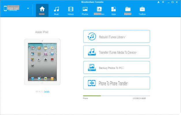 Transferir música de iPad a PC -